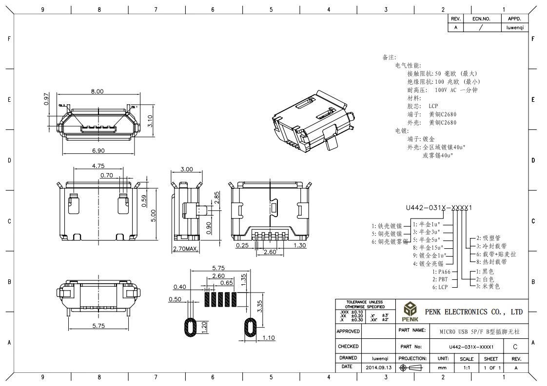 usb插座