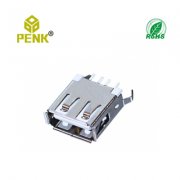USB AF 180度直插弯脚13.7