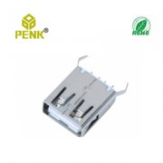 USB AF 180度直插弯脚无卷边15.0