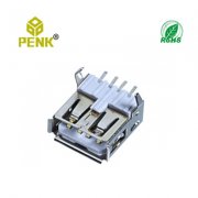 USB AF 弯脚无盖有卷边SMT
