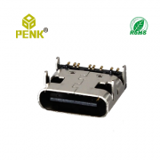 8PIN TYPE.C 7.35MM 板上型带定位柱